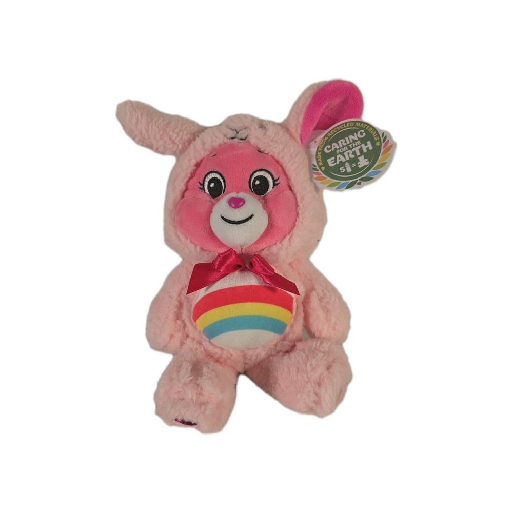 Care‎ Bears , Cheer Bear In Pink Lamb Costume Bean Plush  Easter